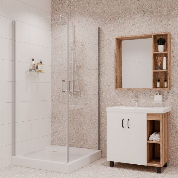 Душевое ограждение Niagara Nova NG-6604-08 100x100x190 квадрат, двери распашные