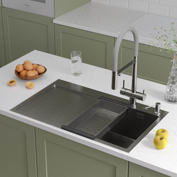 Кухонная мойка Roxen Vespa 78 правосторонняя