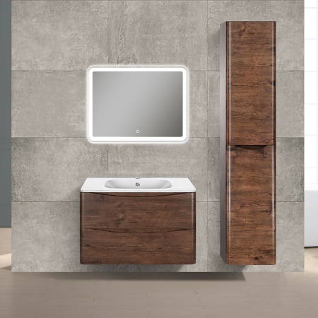 Тумба под раковину Vincea Paola 800 подвесная, 2 выкатных ящика soft close, R.Wood