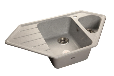 Кухонная мойка GranFest CORNER C-950E серый