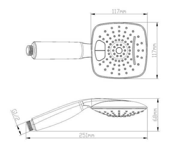 Ручная лейка D&K DC1101501
