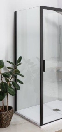 Боковая стенка Aquanet Pleasure AE60-F-90H200U-BT 90, прозрачное стекло