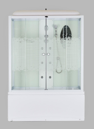 Душевая кабина Niagara Ultra NG-3150-01 150х70х220, высокий поддон 56 см, стекло мозаика