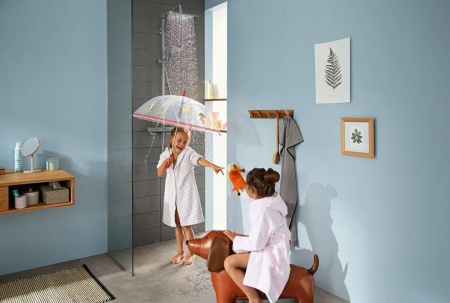 Hansgrohe Croma E Showerpipe 280 1jet Душевой набор с термостатом хром 27630000