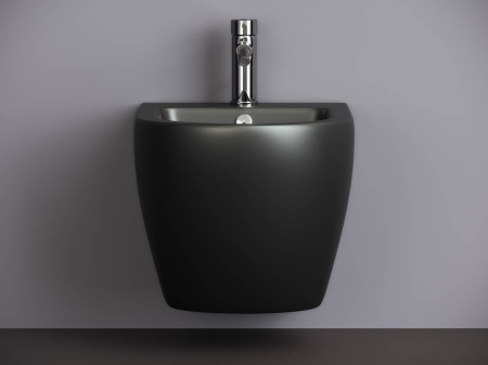 Подвесное биде Ceramicanova Metropol, черный матовый, CN4003MB