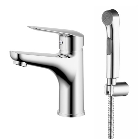Смеситель для раковины с гигиеническим душем IDDIS Torr TORSB00i08