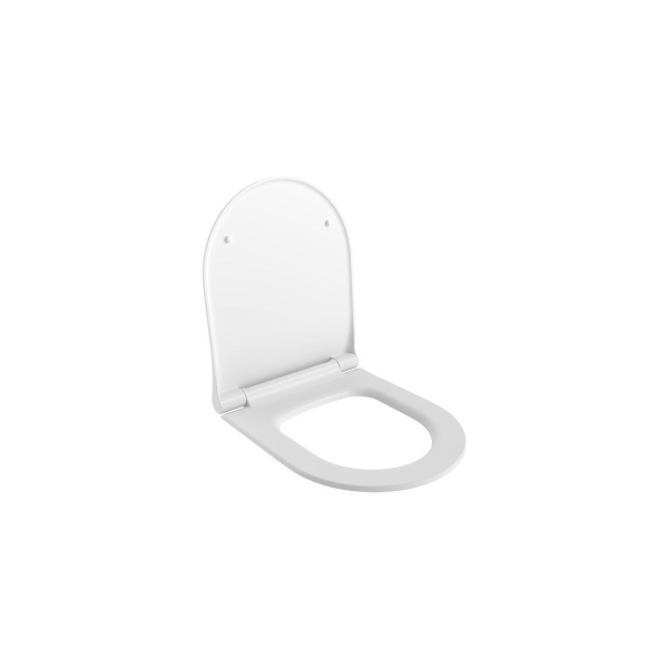 Унитаз Ambassador Nord 133T20101 (535х385х360) белый матовый, подвесной с тонкой крышкой