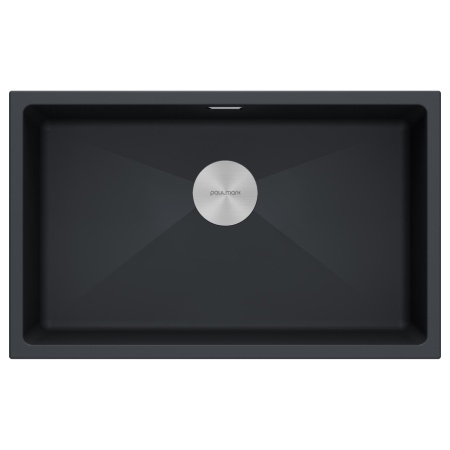 Мойка LUMI 74UNI, IT-GRANIT, LU74-AN, антрацит, 740х460, Paulmark