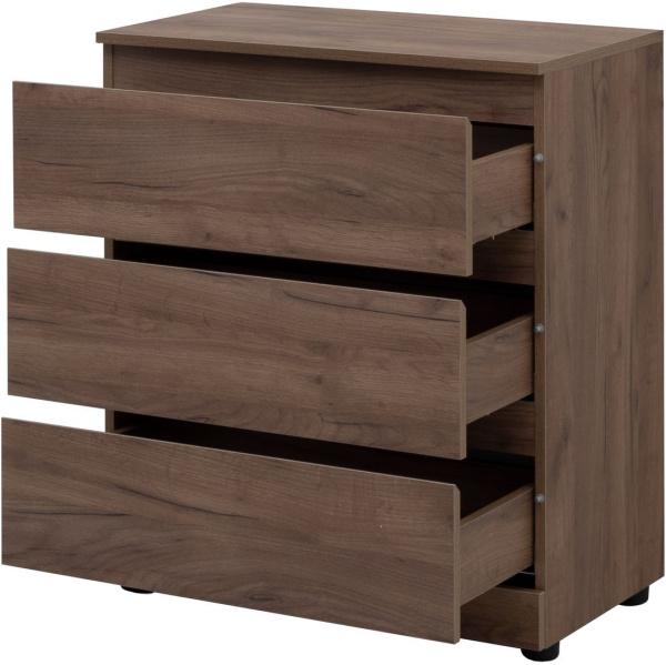 Комод Aquanet Сканди 700x400 Дуб крафт (3 ящика)