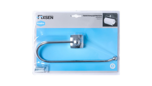 Полотенцедержатель полукольцо Fixsen Kvadro FX-61311A