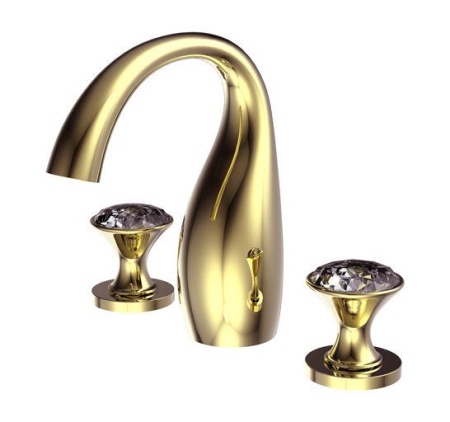 Смеситель для ванны и душа Bravat Swan F24287G-ENG