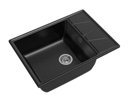 Кухонная мойка GranFest VERTEX V-680L черный