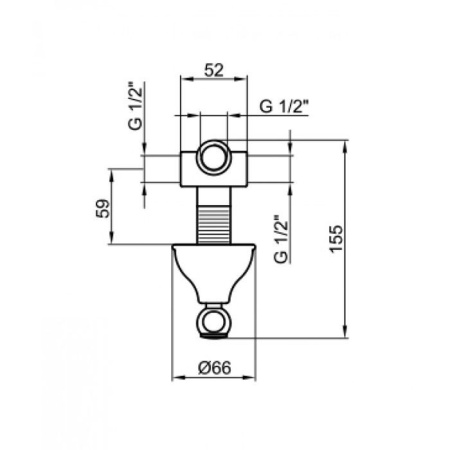 Смеситель для душа Webert Ottocento AC0395010