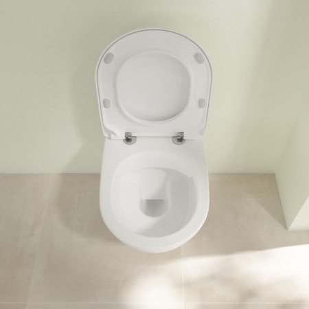 Унитаз Villeroy & Boch Subway 2.0, подвесной с сиденьем, 5614R2R1