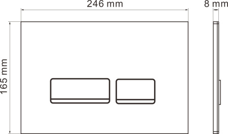 Комплект 5 в 1 RoxenBath Attach 967095 (состоит из: 710215 ,Glass 430280W; 650185-01)