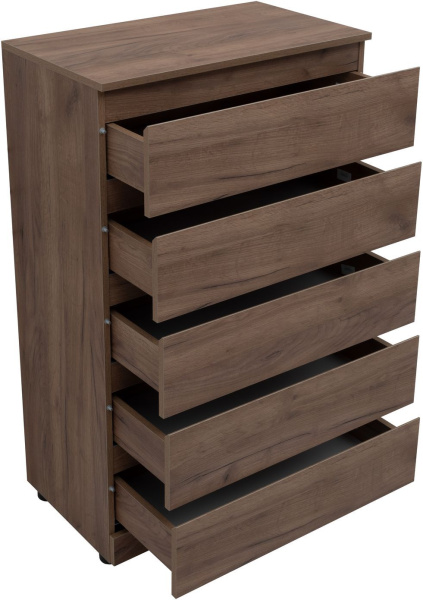 Комод Aquanet Сканди 700x400 Дуб крафт (5 ящиков)