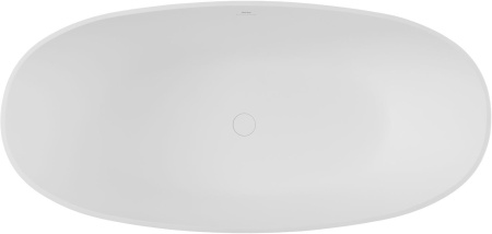 Ванна из искусственного камня Allen Brau Krion Oval 170x80 2.35003.21 белый матовый