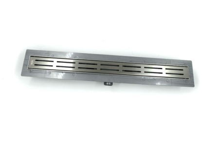 Дренажный канал Timo Smart Plus 60см с решеткой DOUBLE GAP из нержавеющей стали, SMP-DGG60-LS40(DRY)