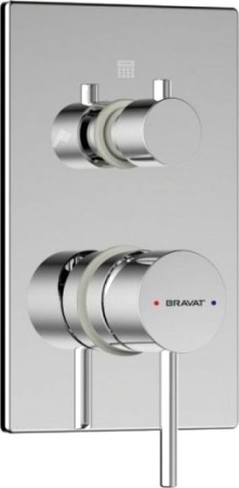 Смеситель для ванны и душа Bravat Arc P69193C-2-ENG