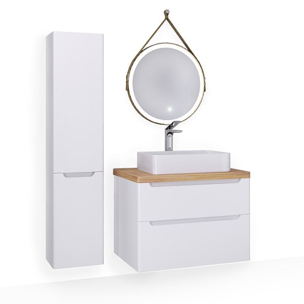 Столешница под раковину Jorno Wood 80 Wood.06.80/LW cветлое дерево