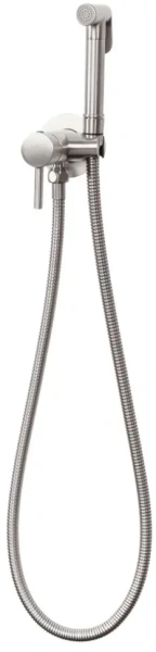 Смеситель встраиваемый с гигиеническим душем Hansberge H3099 Никель