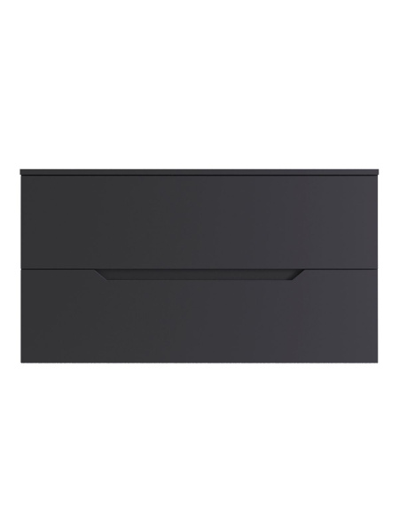 Orange Line Li-100TugMDF Тумба подвесная 100 столешница МДФ, матовый графит