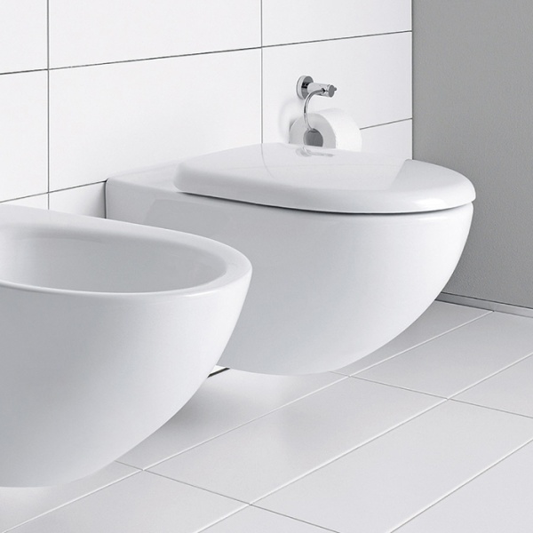 Duravit D-Neo Унитаз подвесной 37x54 см, безободковый, в комплекте с сиденьем 0021690000, цвет: белый 45780900A1 (2578090000+0021690000)