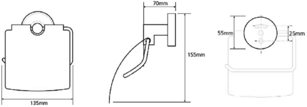 Держатель туалетной бумаги Bemeta Trend-i 104112018