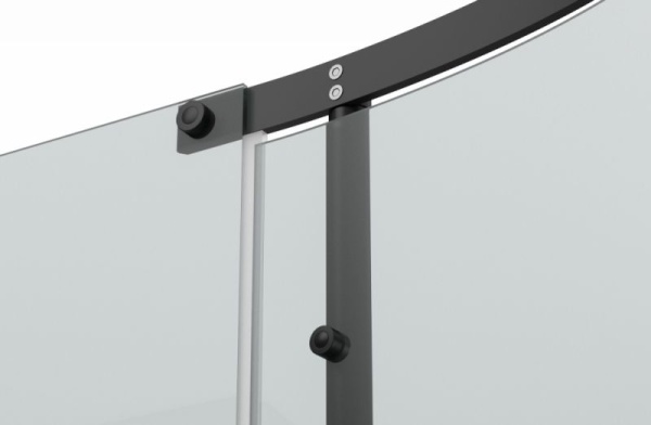 Душевой уголок BRAVAT BLACKLINE BS090.1110A