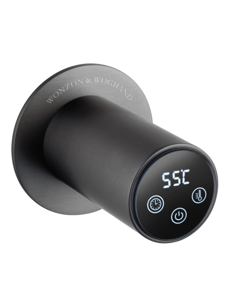 Полотенцесушитель электрический встраиваемый WONZON & WOGHAND, Темный графит (WW-A363-GM)