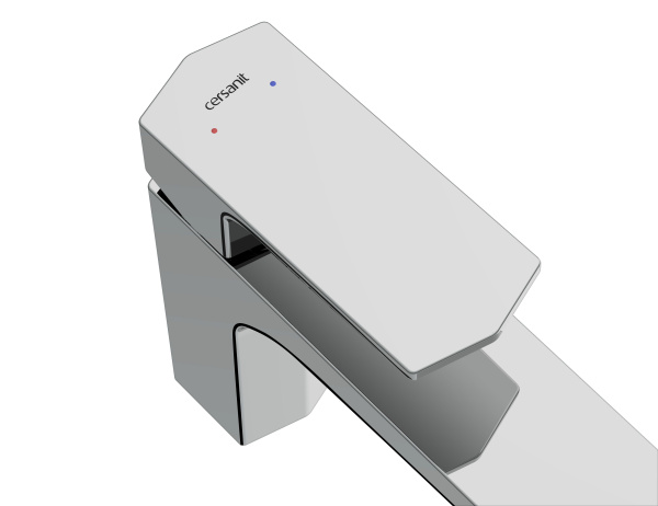 Смеситель для раковины Cersanit WISLA однорычажный клик клак, 63055