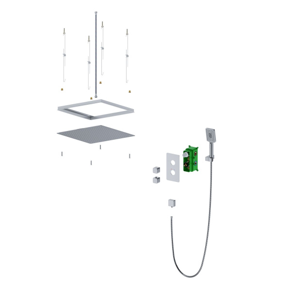 Душевая система встроенная с термостатом Timo Petruma SX-5029/00SM хром