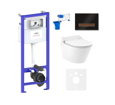 Комплект инсталляции и унитаза 7 в 1 Lavinia Boho Relfix Smart V-Clean 87561194