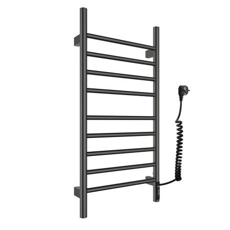Полотенцесушитель электрический WONZON & WOGHAND, Темный графит (WW-AL409-GM)