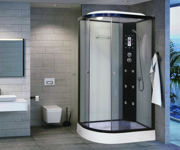 Душевая кабина Niagara Ultra NG-1903-01R 120х80х220, низкий поддон 16 см, стекло тонированное