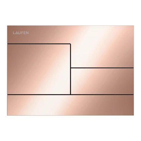 Laufen INEO SKYLINE Клавиша смыва, цвет: PVD розовое золото глянцевое 9.0011.8.162.000.1