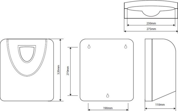 Диспенсер для бумажных салфеток Bemeta Hotel 121103014