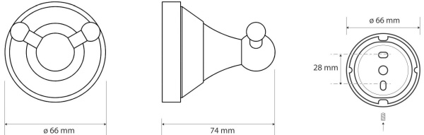 Крючок для полотенец Bemeta Kera 144706037