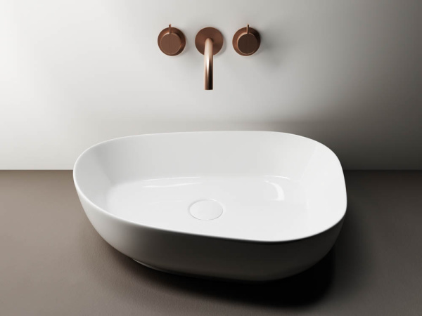 Умывальник Ceramicanova чаша накладная овальная Element 550x400x140мм