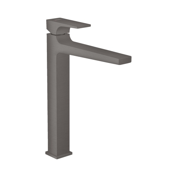 Hansgrohe Metropol Смеситель для раковины 260 однорычажный с рычаговой рукояткой со сливным клапаном Push-Open для раковины в форме чаши белый матовый 32512700