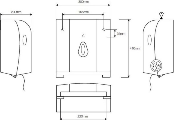 Диспенсер для бумажных салфеток Bemeta Hotel 121103106