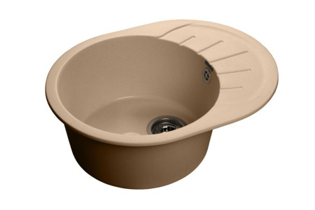 Кухонная мойка GranFest RONDO R-580L топаз