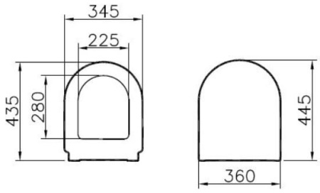 Крышка-сиденье для унитаза VitrA S50 72-003-309