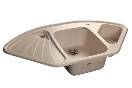 Кухонная мойка GranFest CORNER C-1040E белый