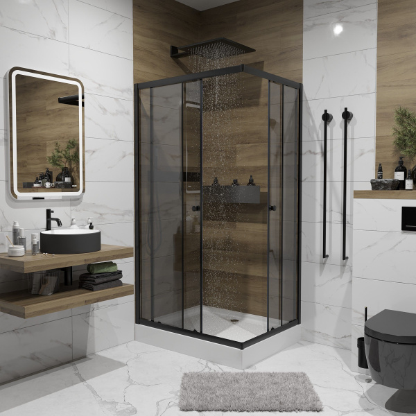 Душевой уголок Niagara Eco NG-129-14QT (1200х900х1950) низкий поддон