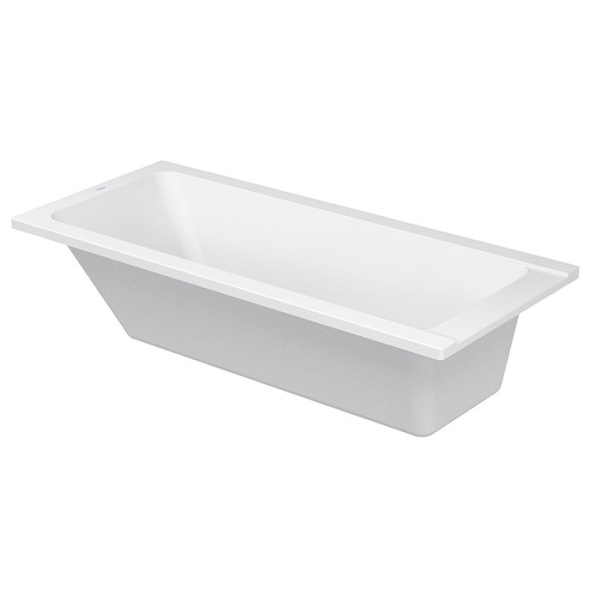 Duravit D-Code  Ванна акриловая 170х75x40см., встраиваемая, с 1 наклоном для спины, выпуск в зоне ног, цвет: белый 790127000000000/89011599098000