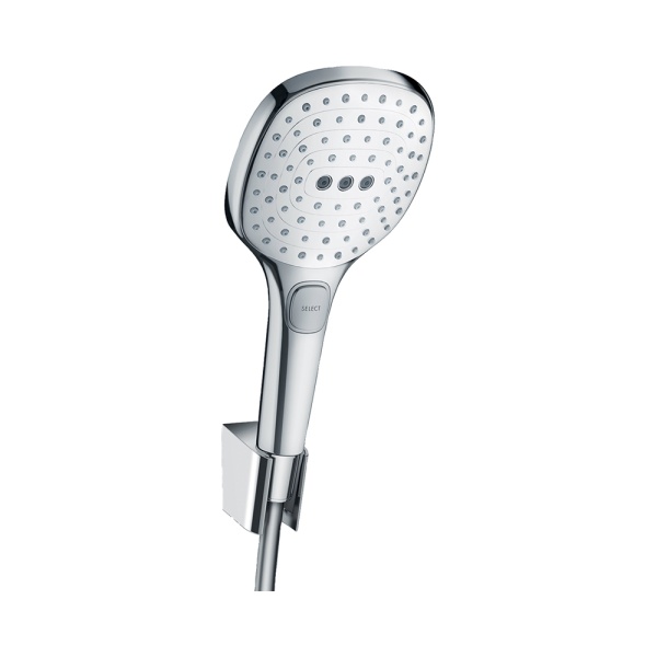 Hansgrohe Raindance Select E Душевой набор 120 3jet с держателем и шлангом 160 см хром 26720000
