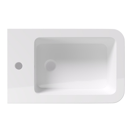 Alice Hide Square Биде подвесное 550*350, белый глянцевый