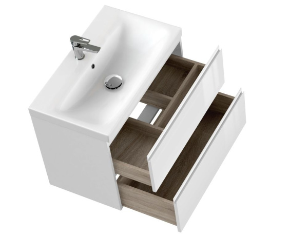 Тумба под раковину подвесная Cersanit MODUO 80 для MODUO 80 белый, 64141