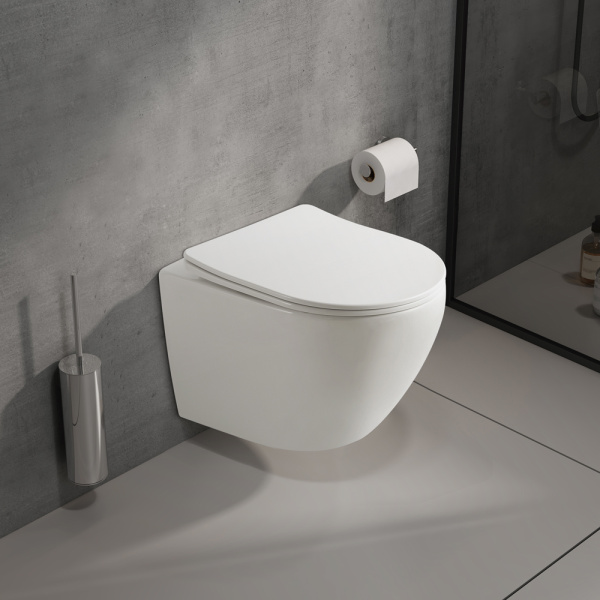 Унитаз подвесной WesnaArt NOVA 204-NOV03, белый